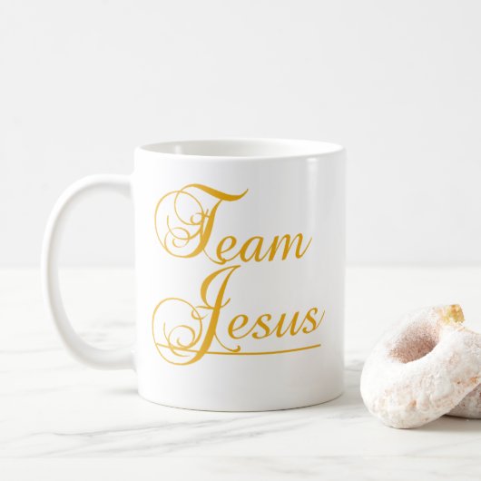 Team Jesus Coffee Mok (Met donut)