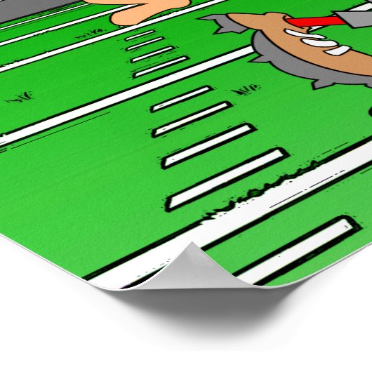 Team Jesus (Football) Poster (Hoek)