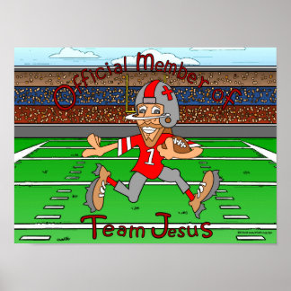 Team Jesus (Football) Poster