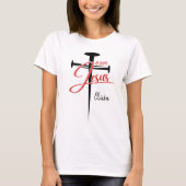 "Team Jesus" gepersonaliseerd T-shirt (Voorkant)