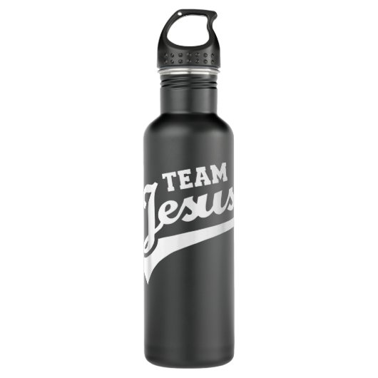 Team Jesus Lifetime Lid grappig Christelijk shirt Waterfles (Voorkant)
