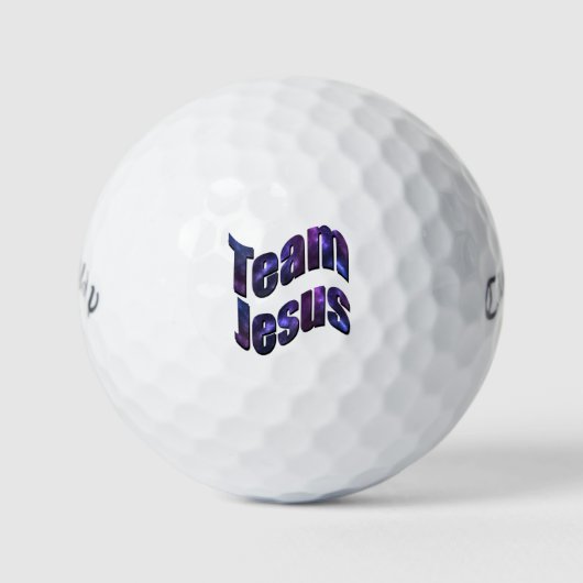 Team Jesus Logo, Golfballen (Voorkant)