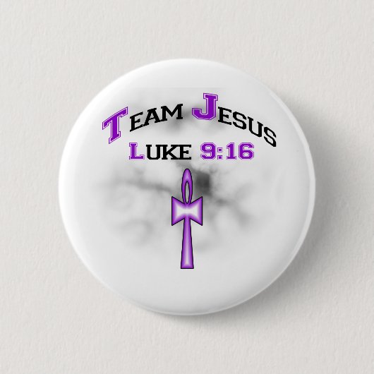 Team Jesus Luke 916 Ronde Button 5,7 Cm (Voorkant)