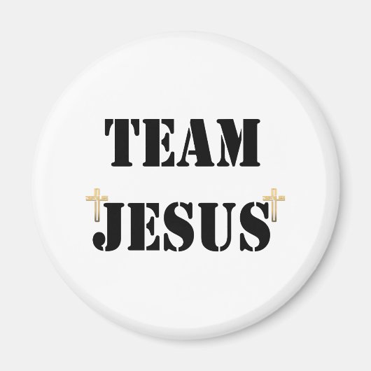 Team Jesus Magneet (Voorkant)