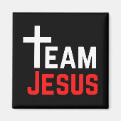 Team Jesus Magneet (Voorkant)