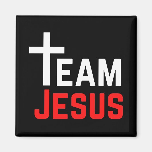 Team Jesus Magneet (Voorkant)