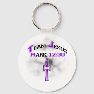 Team Jesus Mark 12:30 Sleutelhanger