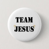Team Jesus Ronde Button 5,7 Cm (Voorkant)