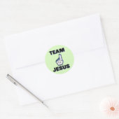 TEAM JESUS RONDE STICKER (Envelop)
