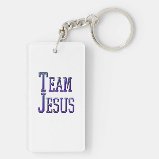Team Jesus Sleutelhanger (achterkant)