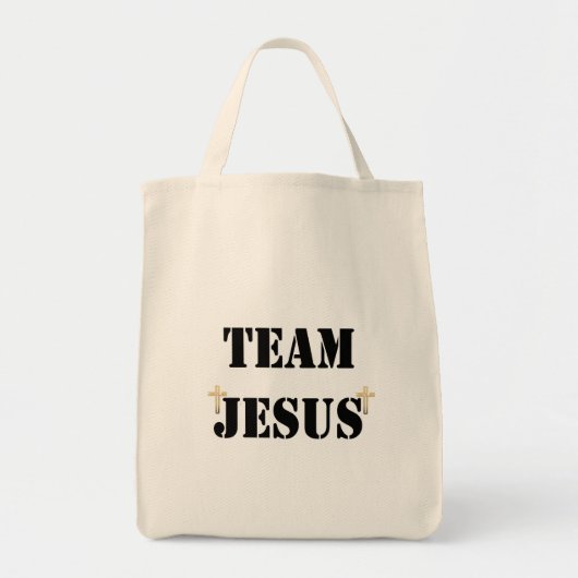 Team Jesus Tote Bag (Voorkant)