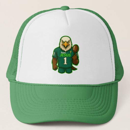 Team JESUS Voetbal 1 - Christelijk Trucker Pet (Voorkant)