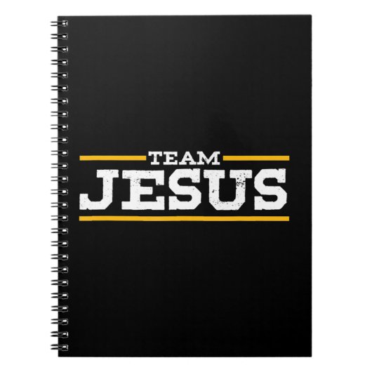 Team Jezus Christus Chrisitian kathodoxe God Notitieboek (Voorkant)