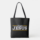 Team Jezus Christus Chrisitian kathodoxe God Tote Bag (Achterkant)