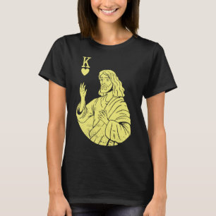Team Jezus Christus is koning van het hart Religie T-shirt