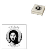 Team Jezus: Christus Pantocrator Icoon Rubberstempel (Gestempeld)