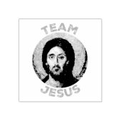 Team Jezus: Christus Pantocrator Icoon Rubberstempel (Afrduk)