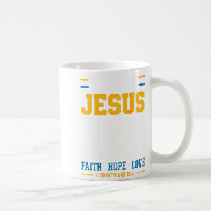 Team Jezus Geloof Hoop Liefde Bijpassende Familie Koffiemok