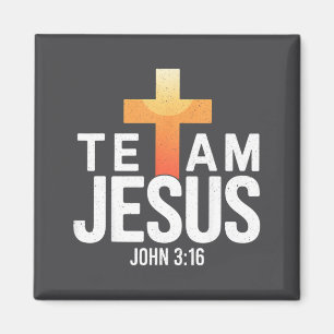 Team Jezus Johannes 3_16 - Christelijke Bijbel C Magneet