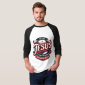 Team Jezus Raglan T-shirt (Voorkant volledig)