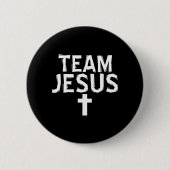 Team Jezus Ronde Button 5,7 Cm (Voorkant)