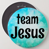 team Jezus Ronde Button 6,0 Cm (Voorkant /achterkant)