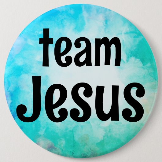 team Jezus Ronde Button 6,0 Cm (Voorkant)