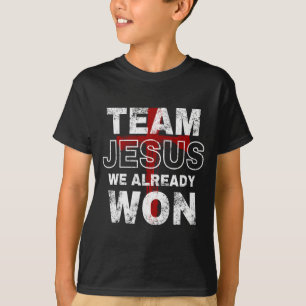 Team Jezus We Hebben Al Gewonnen Christelijk Geloo T-shirt
