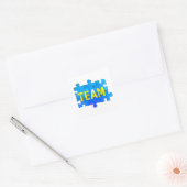 Team Jigzaag Puzzle Square Sticker (Envelop)