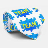 Team Jigzaag Puzzle Stropdas (Opgerold)
