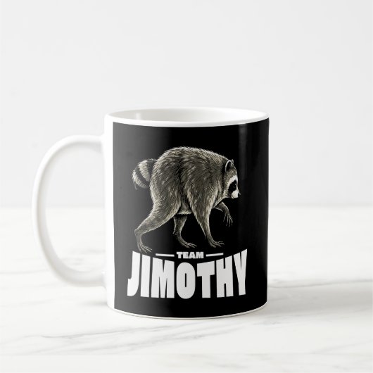 Team Jimothy Virale Wasbeer Grappig Koffiemok (Links)