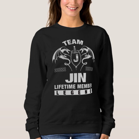 Team Jin Levenslang Lid Trui (Voorkant)