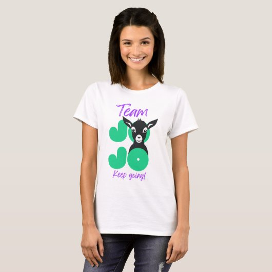 Team Jojo Tshirt - Dames (Voorkant volledig)