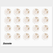 Team Jongen Geslacht Onthulling Ronde Sticker (Vel)
