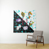 Team Jongen vs Team Meisje Zware Uitrusting vs Een Wandkleed (In Situ (horizontaal))