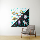 Team Jongen vs Team Meisje Zware Uitrusting vs Een Wandkleed (In situ)