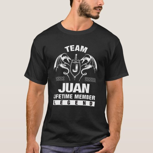 Team Juan Lifetime Member T-shirt (Voorkant)
