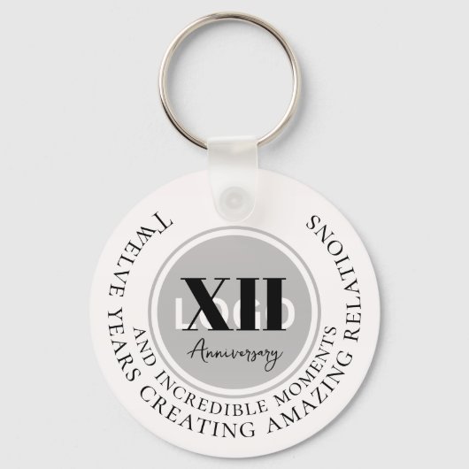 Team Jubileum Logo Keepsake Sleutelhanger (Voorkant)