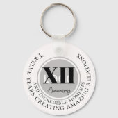 Team Jubileum Logo Keepsake Sleutelhanger (Achterkant)