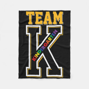 Team K kleuterjuf leerling terug naar school Fleece Deken