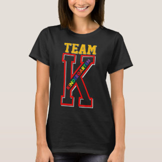 Team K Kleuterleidster Student Terug naar school T-shirt