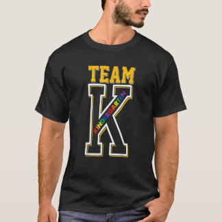 Team K Kleuterleidster Student Terug naar school T-shirt