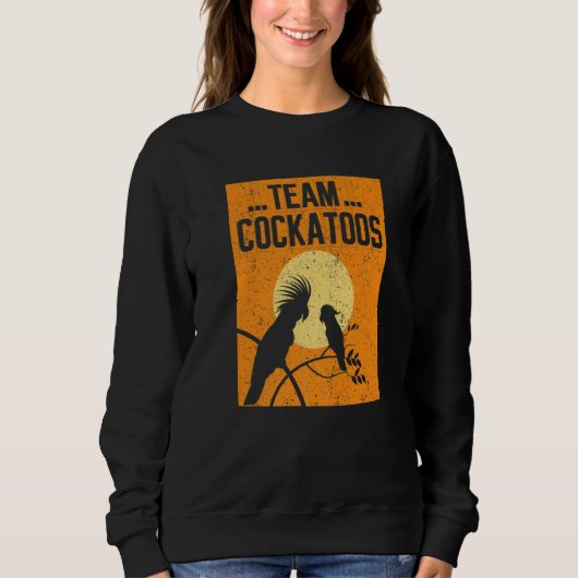 Team Kaketoes Vogel Dier Kaketoe Trui (Voorkant)