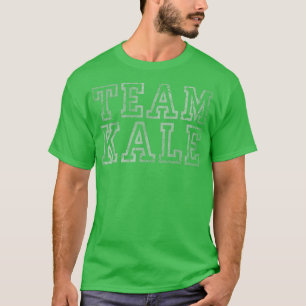 team Kale Vegan Vegetarian Distres T-shirt