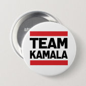 TEAM KAMALA RONDE BUTTON 7,6 CM (Voorkant /achterkant)