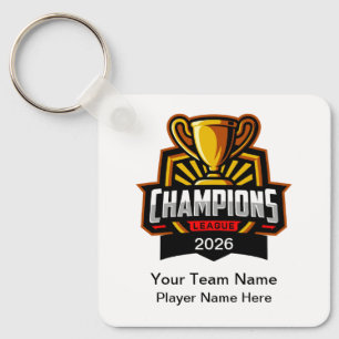 Team Kampioenschap Thema Bulk Aangepaste Sleutelha Sleutelhanger