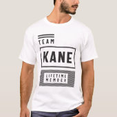 Team Kane Lifetime Naam van lid Kane T-shirt (Voorkant)