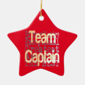 Team Kapitein Extraordinaire Keramisch Ornament (Voorkant)