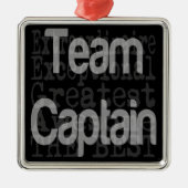 Team Kapitein Extraordinaire Metalen Ornament (Voorkant)