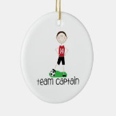 Team kapitein keramisch ornament (Rechts)